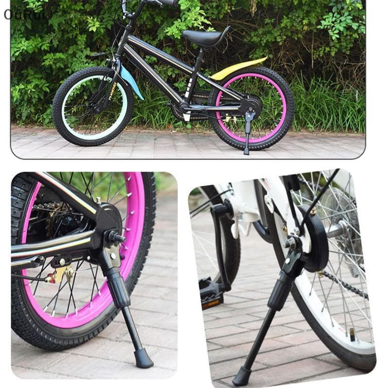 [B & C] Suporte Para Bicicleta Infantil Roda De 12 14 16 18 Polegadas Lateral Ki Traseiro Bicicletas De Aço Premium Ras