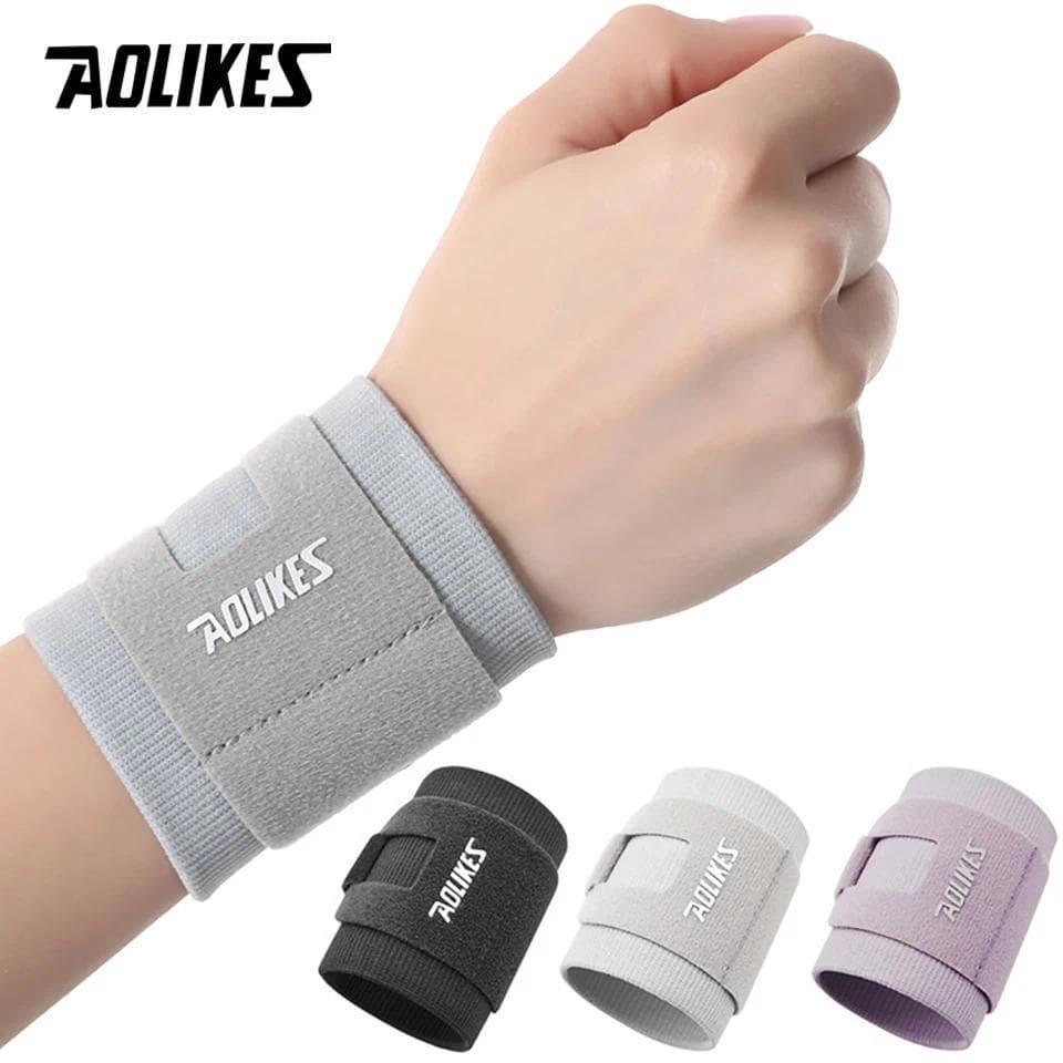 AOLIKES Ajustável TFCC Suporte De Pulso Cinta Wirstband Para Dor Ulnar Face Tênis Fitness Esportes