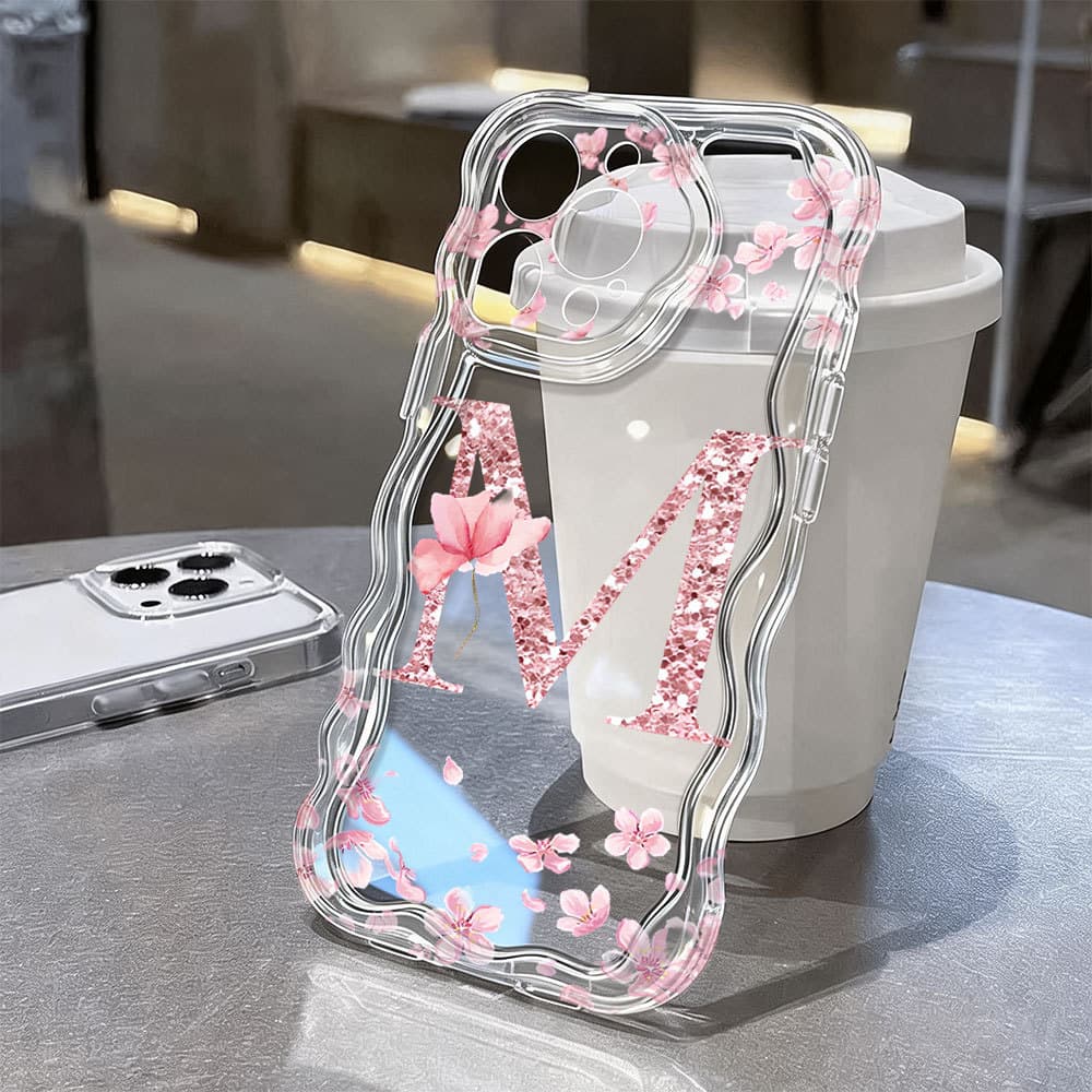 Capa Com Letras Personalizadas Para iPhone 13 PRO MAX Transparente Capinha