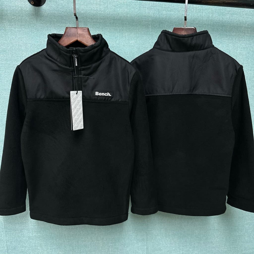 Comércio exterior pedido Original roupas infantis jaqueta de lã Polar meninos meia gola alta camisa de fundo médio