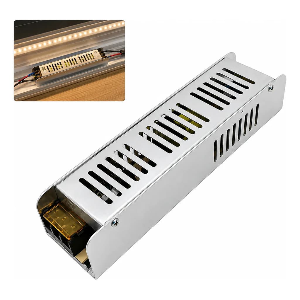 Fonte Chaveada Slim 12v 10a 120w Bivolt Automática