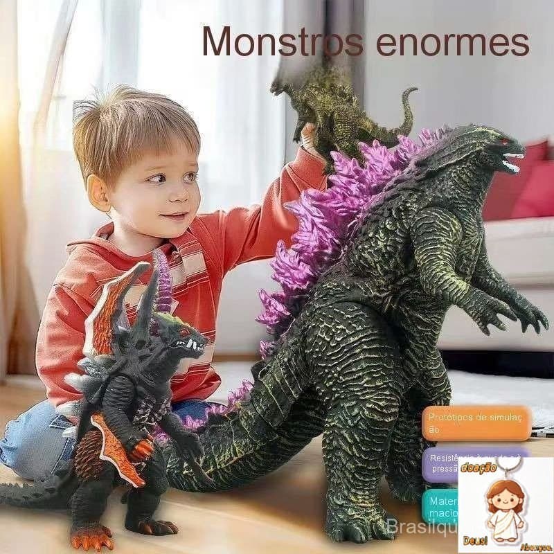 2025 novo Ultraman monstro brinquedo de borracha macia Godzilla fantoche model brinquedos de menino
