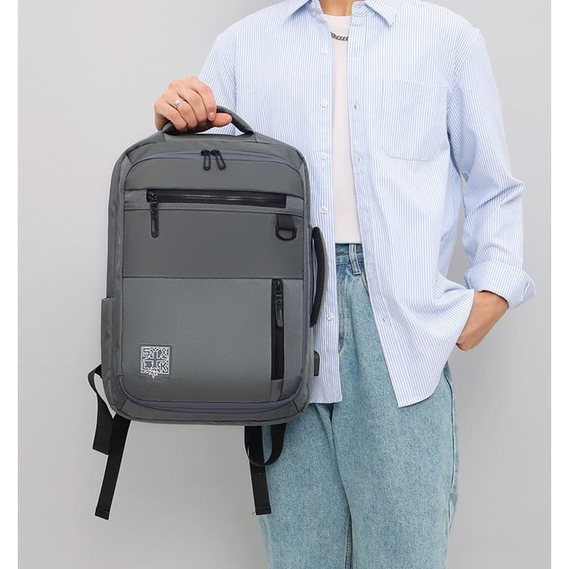 Mochila de computador mochila masculina de alto valor resistente a choques à prova de choque elegante bolsa masculina de