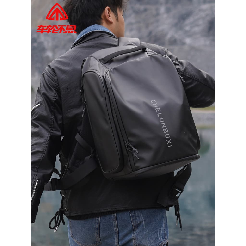 Mochila de equitação capacete saco capacete completo motocicleta mochila grande capacidade motocicleta ao ar livre mochi