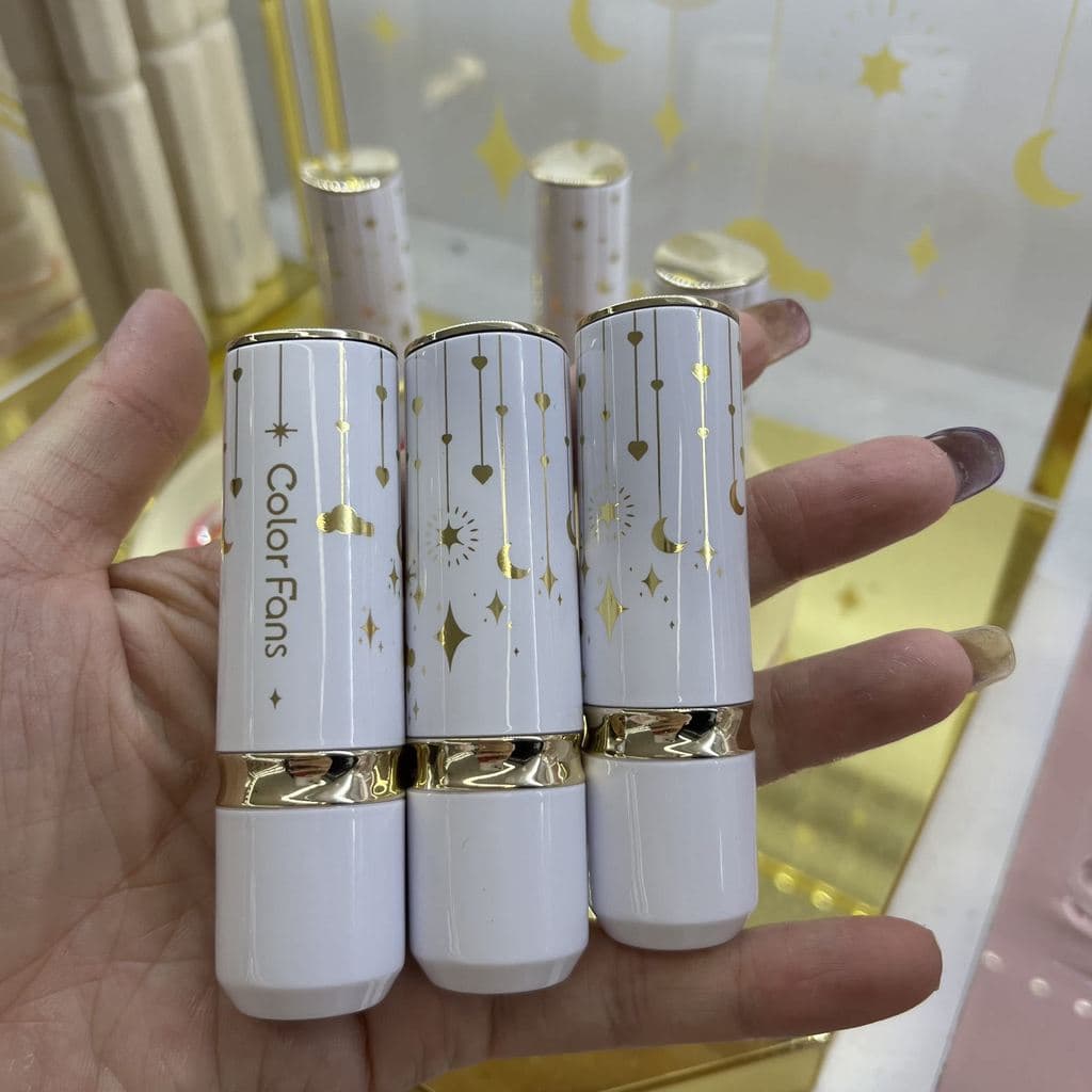 Fãs fascinantes copo antiaderente batom bloqueio cor rico creme vermelho em pó creme desenvolvimento de cor copo antiade