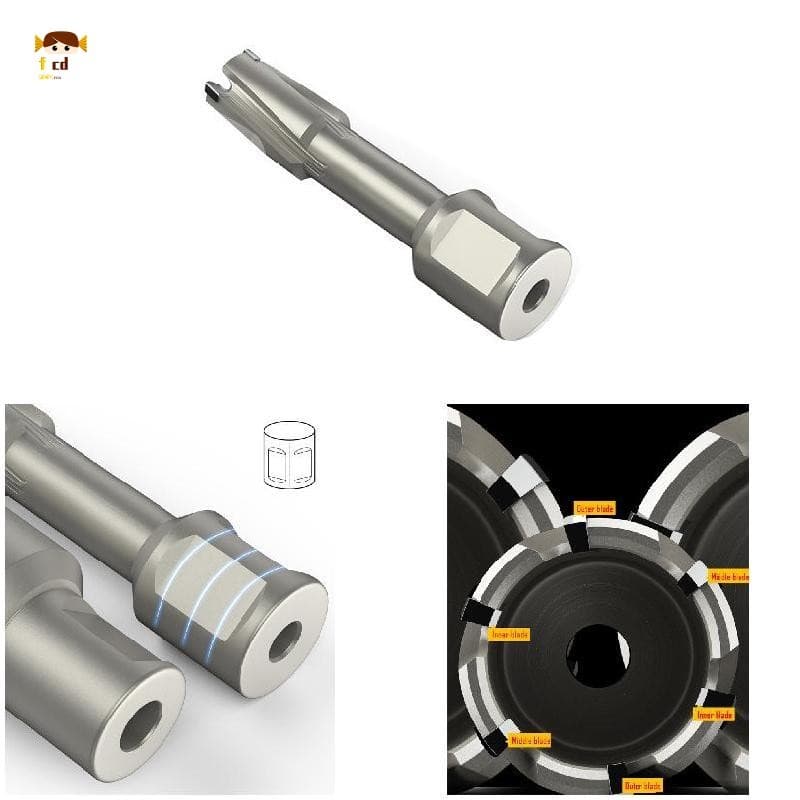 Serra De Furo De Carboneto De 12-20 Mm-Cortador De Broca Magnética Para Metal
