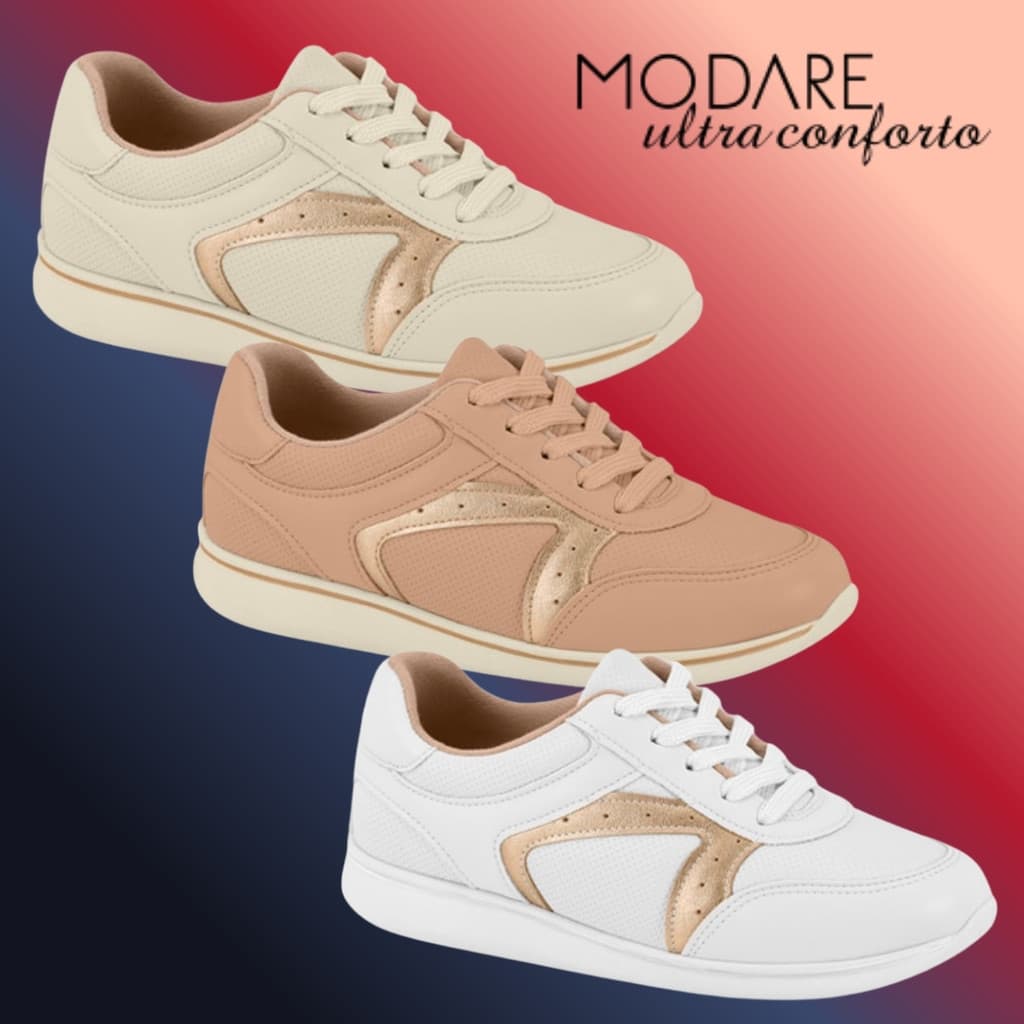 Tenis Modare Ultraconforto Feminino Macio Lançamento Original
