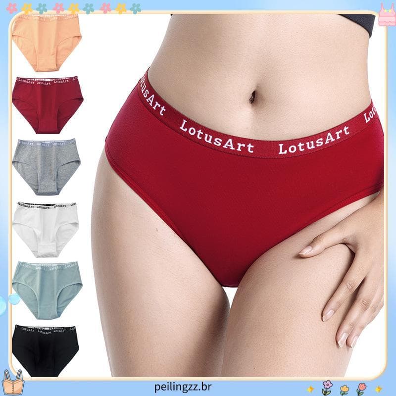 Conjunto Of 10 Calcinha De Algodão Plus Size Da Linda Brasil Cintura Larga , Conforto Diário E Qualidade Premium
