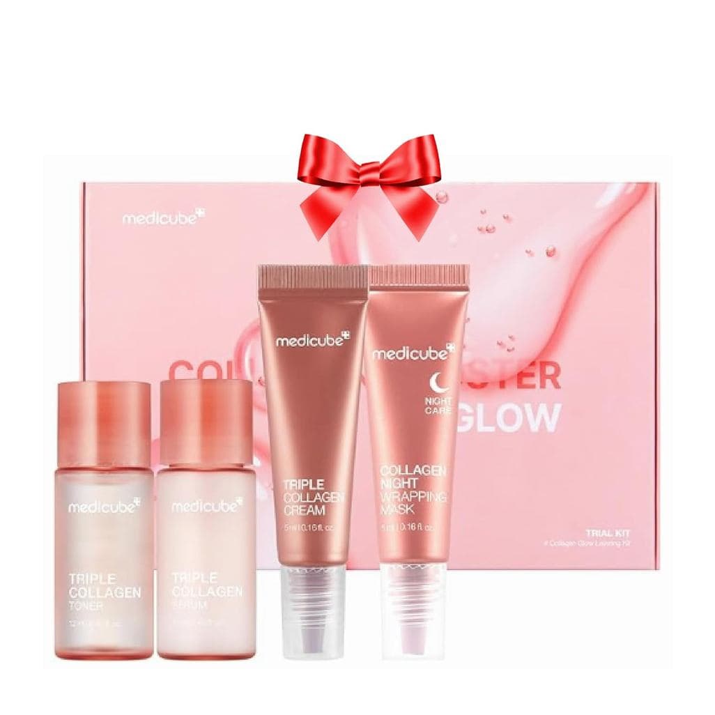 Kit de Teste de Colágeno Medicube Glass Skin |   Conjunto e Kit de Cuidados com a Pele Coreanos |   Presentes para mulhe
