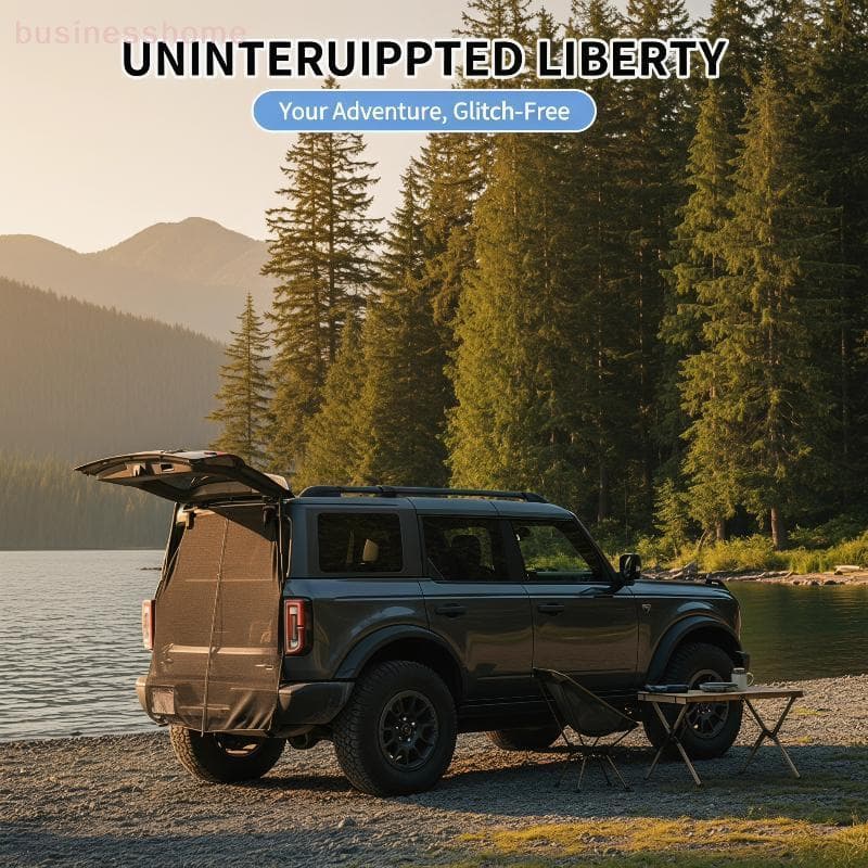 < busines > SUV Tronco Magnético Resistente Ao Mosquito Malha Cortina Bagageira Bug Tela Para Viagens Ar Livre E Piqueni