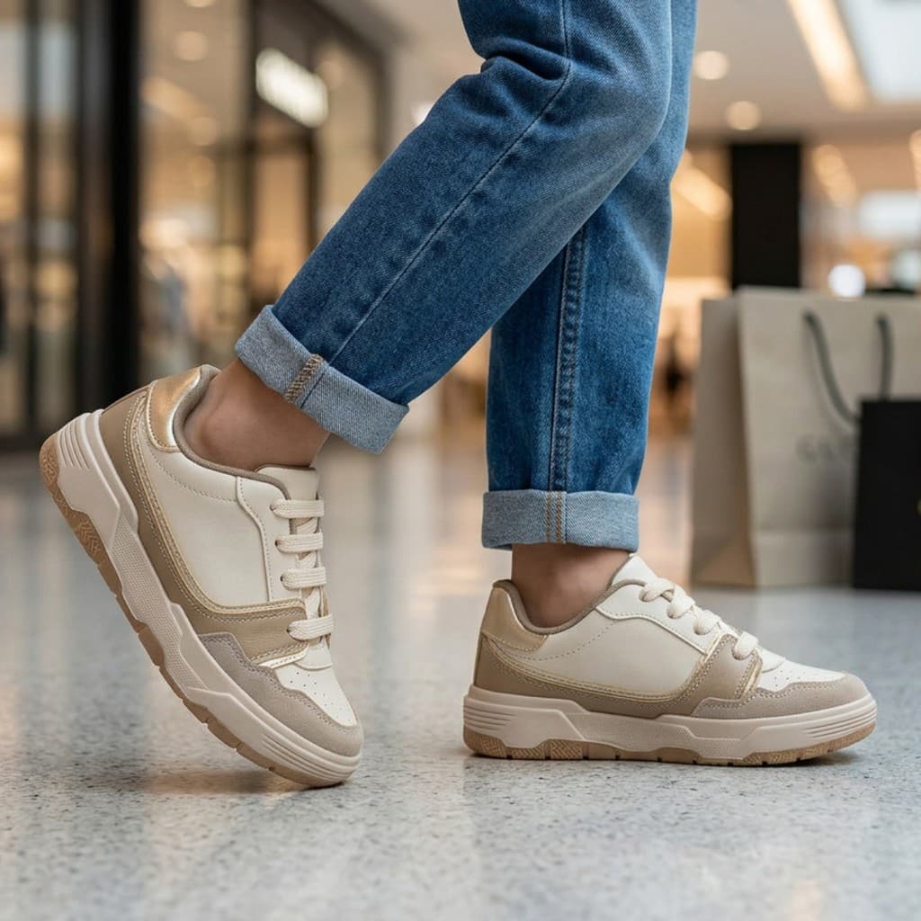 Tênis Infantil Feminino Sneaker Casual Moderno Menina Escolar Confortável
