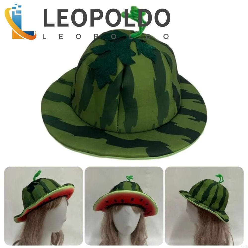 Chapéu De Melancia LEOPOLDO , Sol De Aba Larga De Criatividade Fofa , Boné De Halloween Macio E Confortável Engraçado