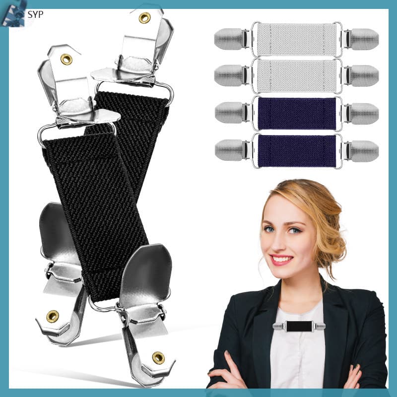 📎 6Peças Clips Cinch Em Poliéster Multicor Para Vestidos