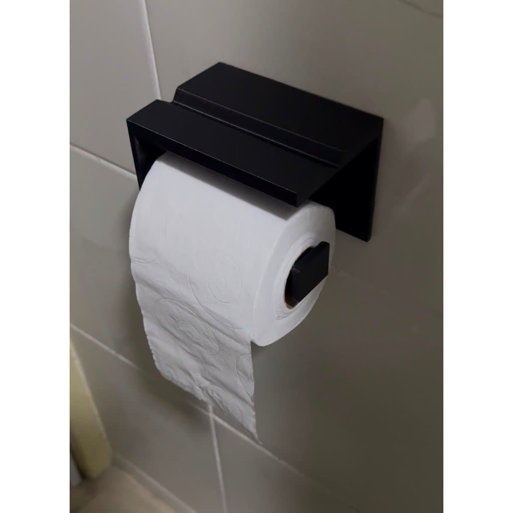Suporte Celular Porta Papel Higiênico Banheiro Adesivo Resistente