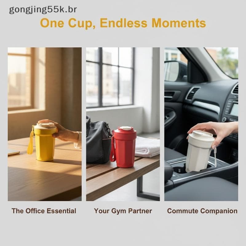 gon 316 Caneca De Café De Aço Inoxidável De Qualidade Alimentar 450ml Copo De Viagem Isolado De Parede Dupla Para Acampa