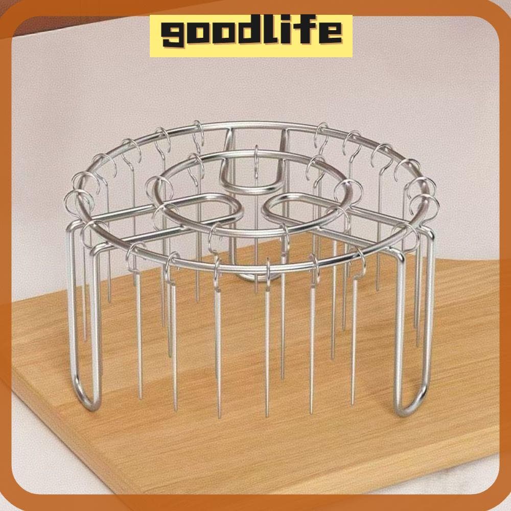 Suporte De Espeto GOODLIVE , Rack De Grelha Vertical Removível Para De Corda , Agulha De Cozimento De Aço Inoxidável