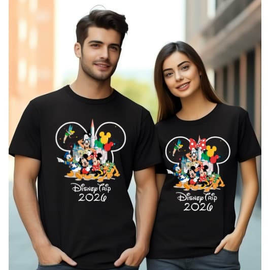 Camiseta  family shirts viagem 100% algodão envio rapido