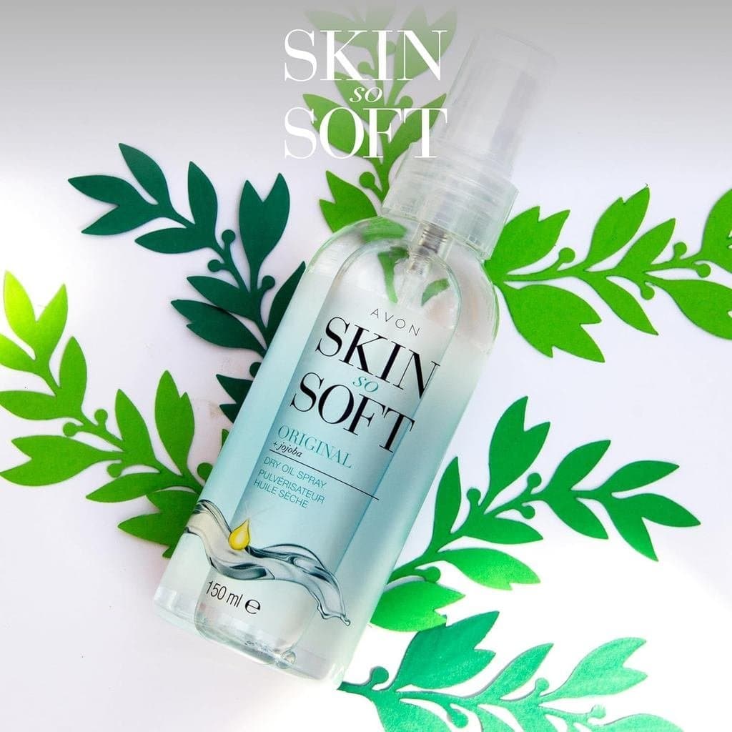 AVONSOSOFT Óleo Seco Original de Jojoba em Spray (5 fl. oz) – Ideal para Viagens, Luxuoso, Leve, Névoa de Óleo para Corp