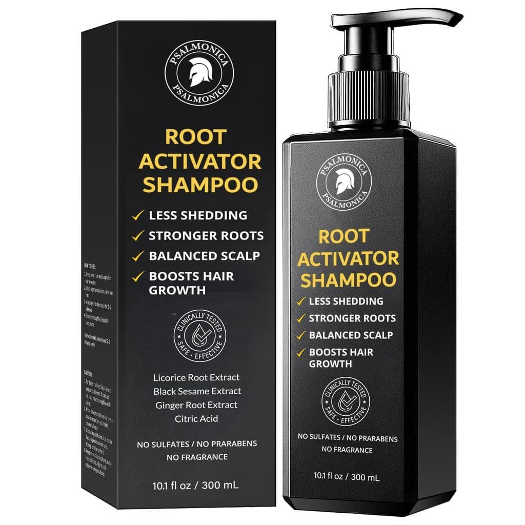 Shampoo Ativador de Crescimento Capilar Masculino: Shampoo para Crescimento Capilar para Queda e Afinamento dos Cabelos