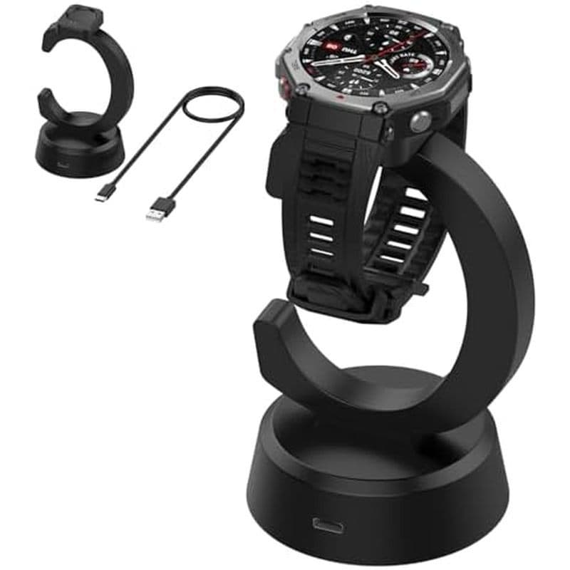 Base De Carregador Mii Para Amazfit T-Rex 3 PRO , Helio Strap , Balance , 2 Smart Watch , Suporte De Carregamento De Sub