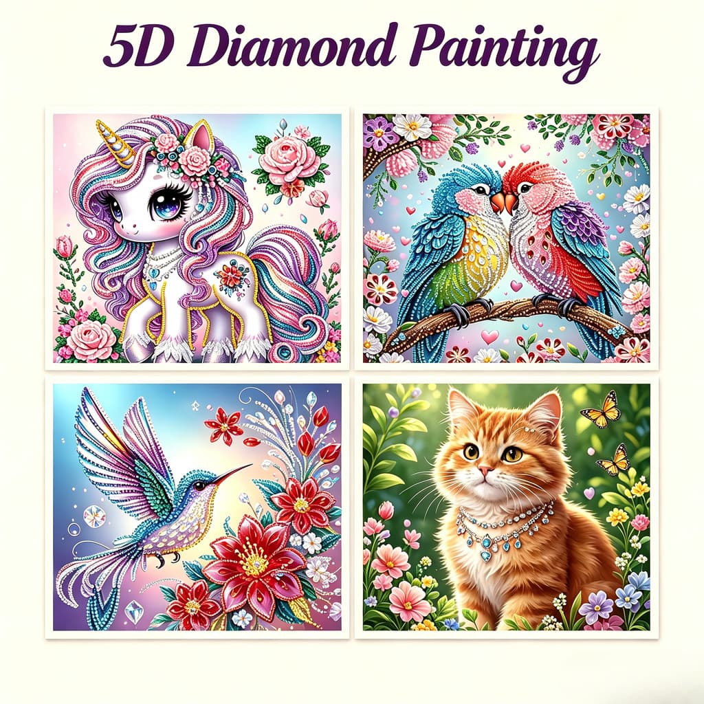Kit de material para pintura de diamante feito à mão 30*30 para decoração DIY