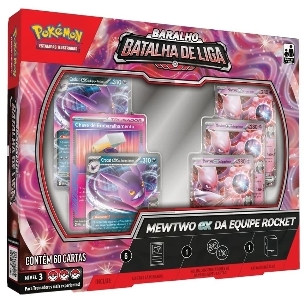 DECK BATALHA DE LIGA MEWTWO EX - POKEMON