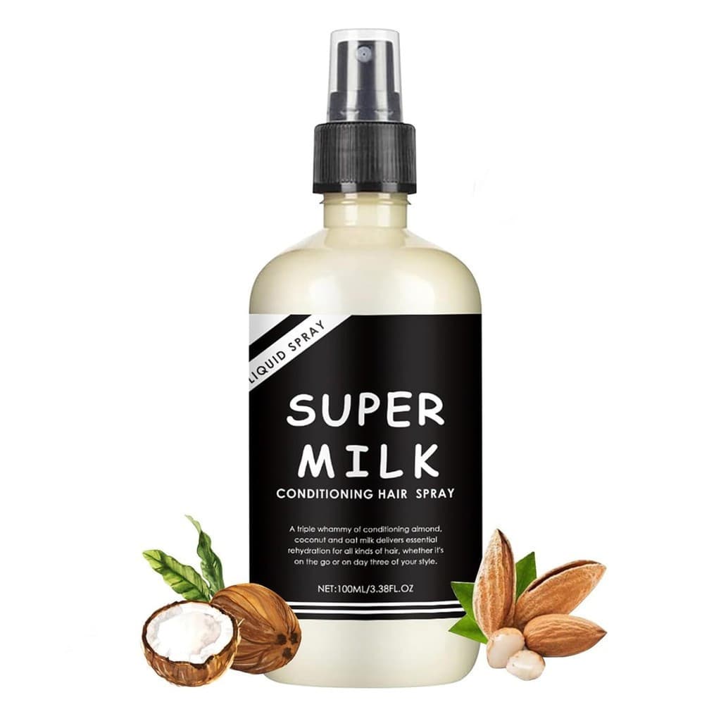 Primer Capilar Condicionador Super Milk, Spray Condicionador Capilar Super Milk, Adequado para Mulheres, Suaviza e Nutre