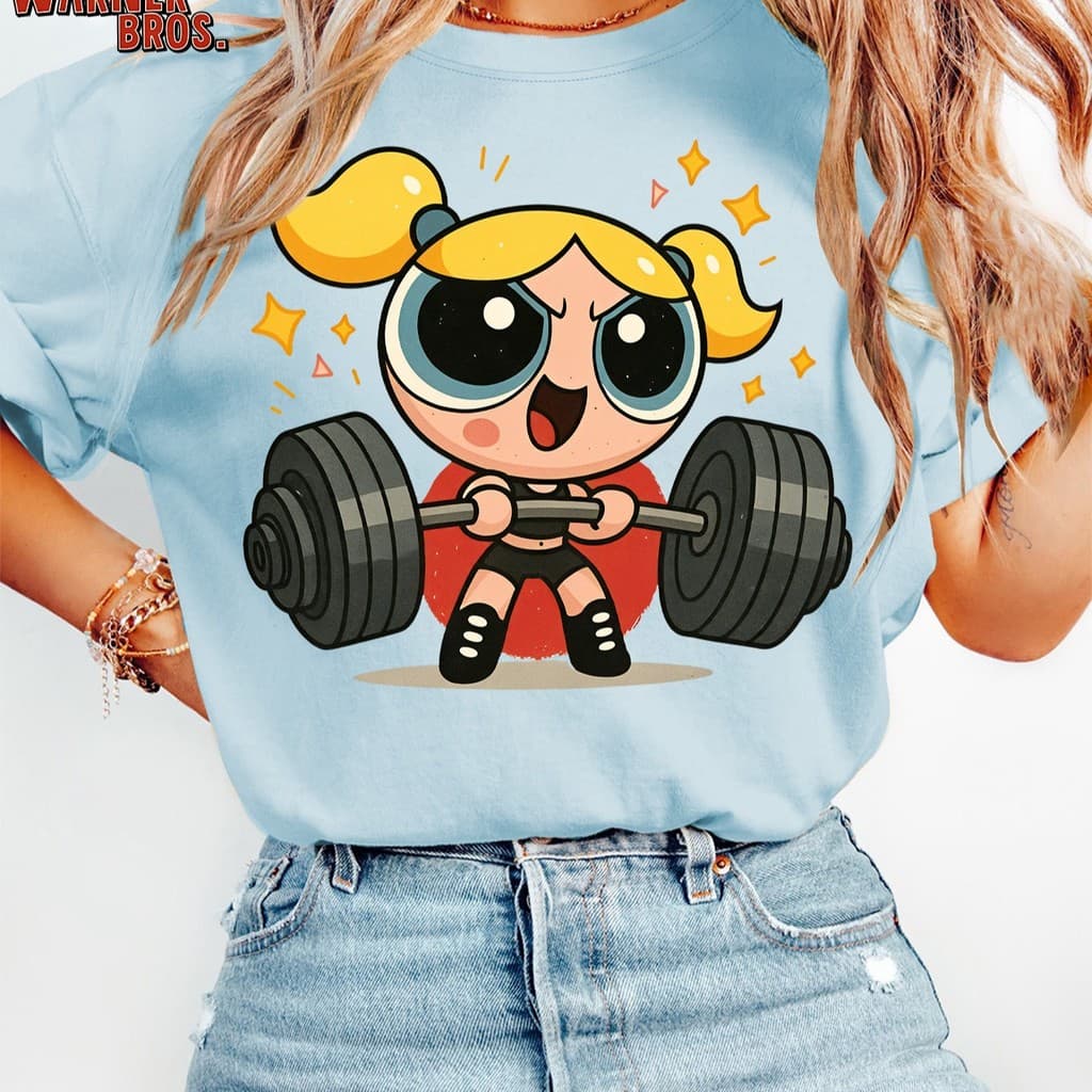 Camiseta Infantil Menina Super Heroínas Desenho Animado Retrô Nostalgia Estampada Blusa 100% Algodão