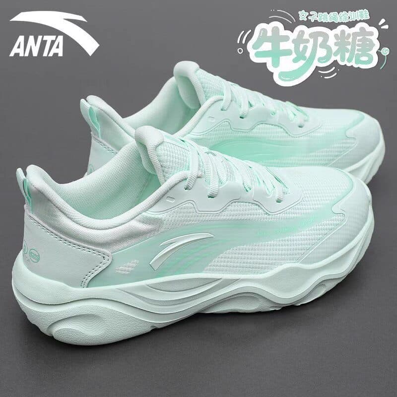 [Premium] Anta Milk Candy Calçados Femininos Novidade de Verão Tênis Esportivos Leves Femininos Tênis de Badminton com A