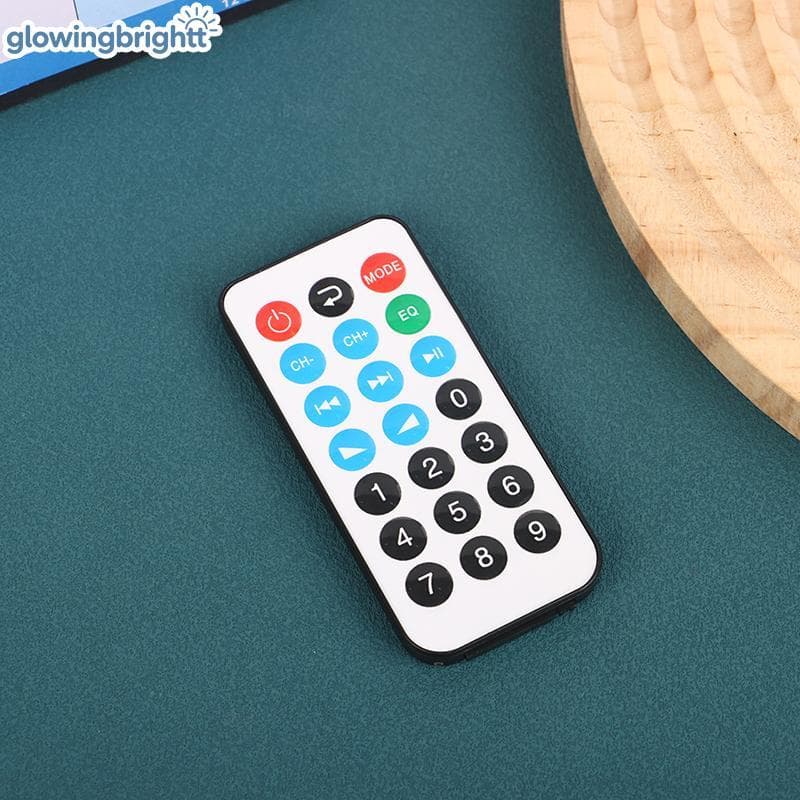 Controle Remoto Multifuncional Universal GLOWI Para Placa Amplificadora De Subwoofer USB Com Bluetooth