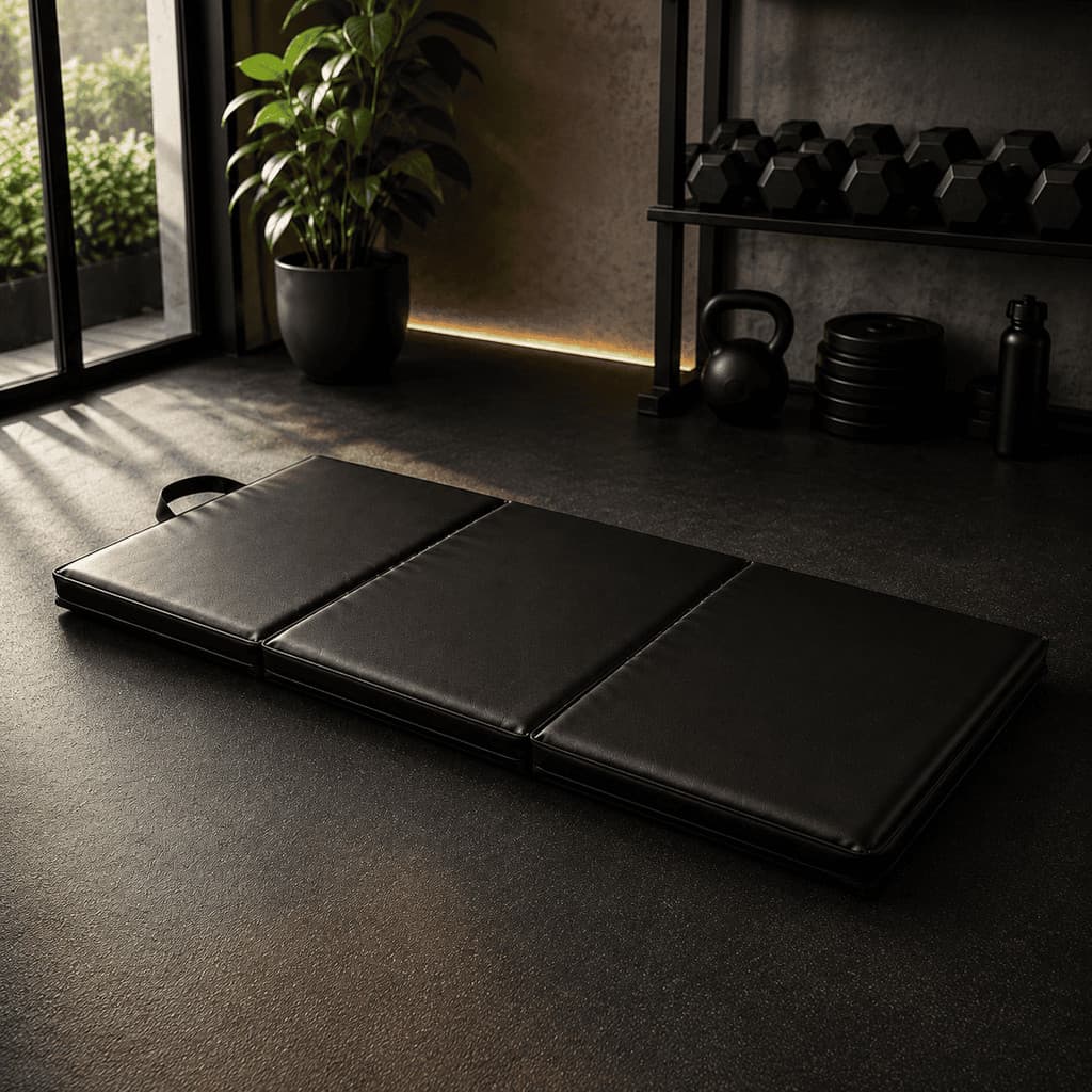 Colchonete Dobrável Fitness Academia Treino Yoga Pilates Confortável Portátil Resistente Moda