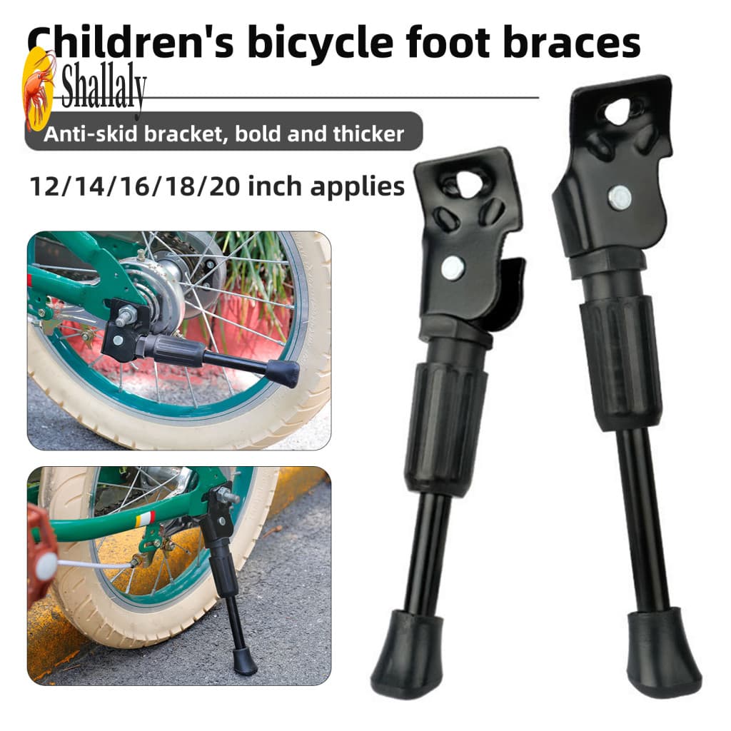Suporte De Bicicleta Infantil Antiderrapante Lateral Traseiro Universal Para Serviços Pesados Bicicletas Infantis De 12/