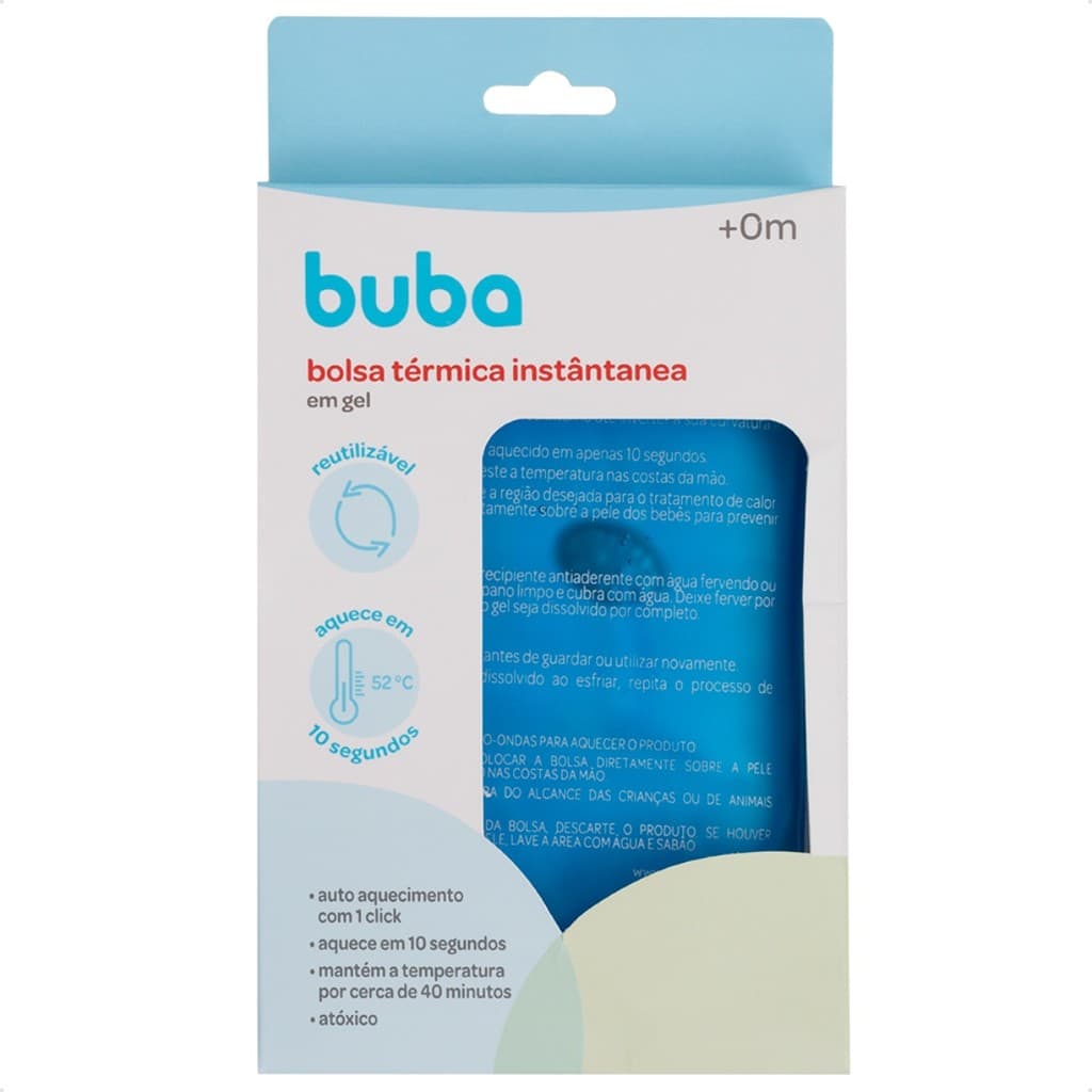 Bolsa Térmica Gel Instântanea Alívio Cólicas Dores Bebê Buba