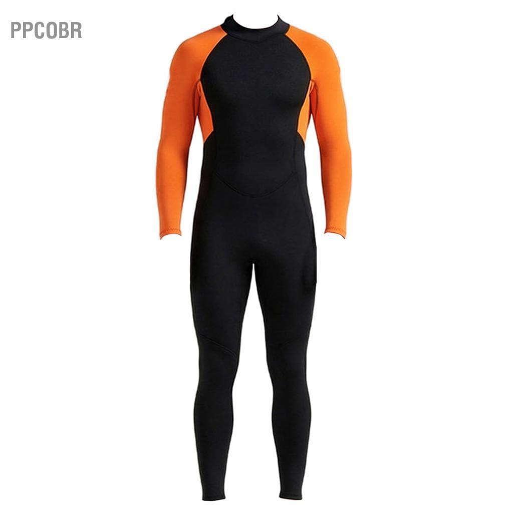 Ppcobr Tomvorks Homens Wetsuit 3mm Proteção Térmica Manga Longa Fato de Mergulho de Corpo Inteiro Surf Neoprene Leve 1
