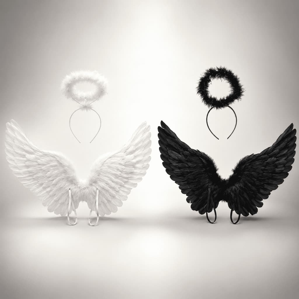 Fantasia de Asa de Anjo 40x60 cm Asas De Penas para Carnaval e Halloween Adulta e Infantil