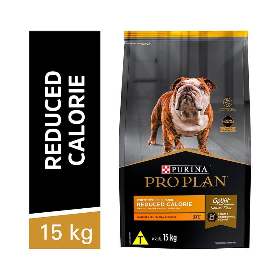 Ração para cães porte médio e grande Pro Plan Purina Reduced Calorie 15kg