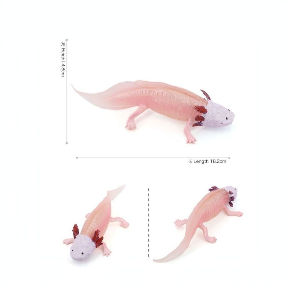 Brinquedo de axolote, salamandra de quatro patas CJXU