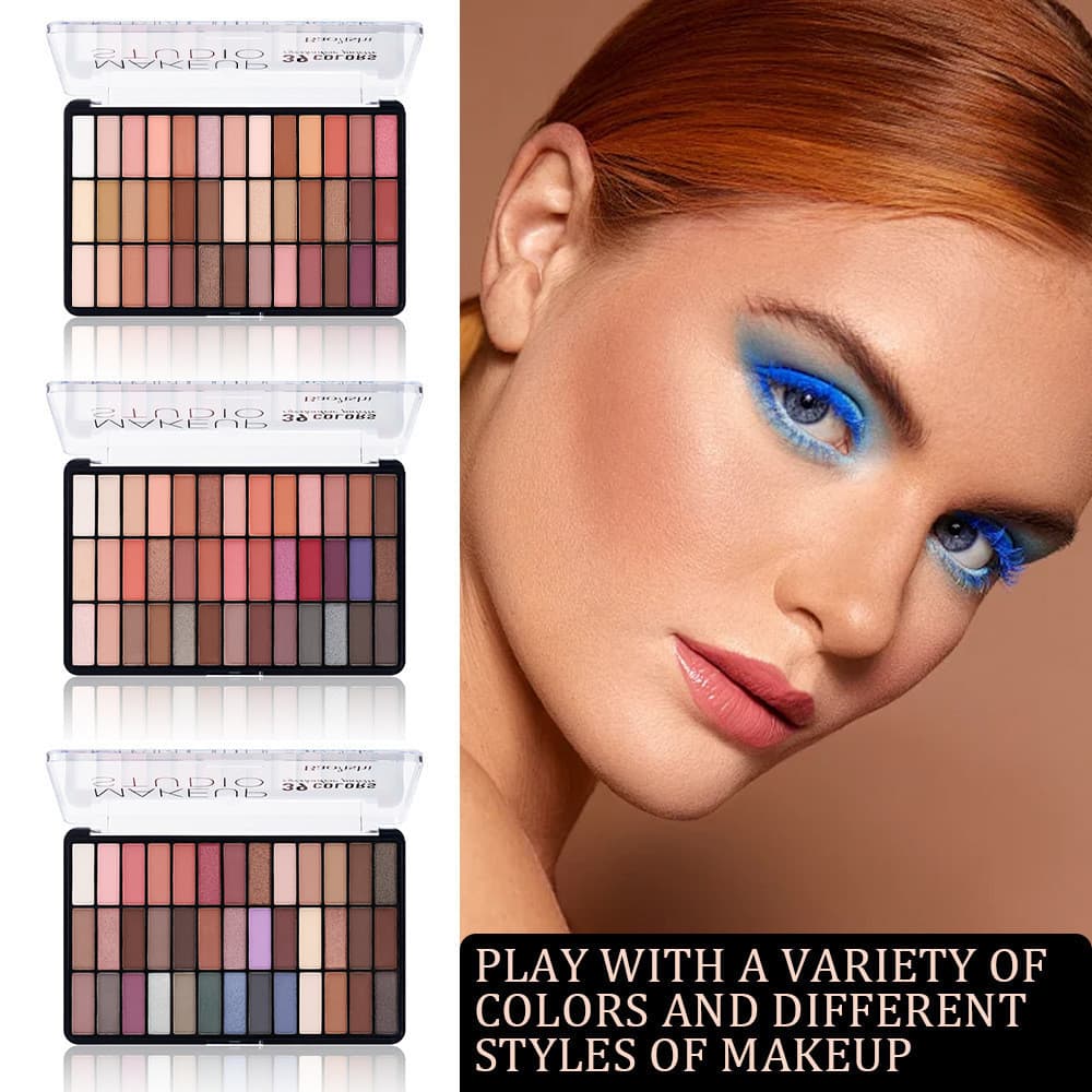 Venda quente recomendado trinta e nove cores paleta de sombras fosco alta perolada cor terra sombra à prova dwaterproof