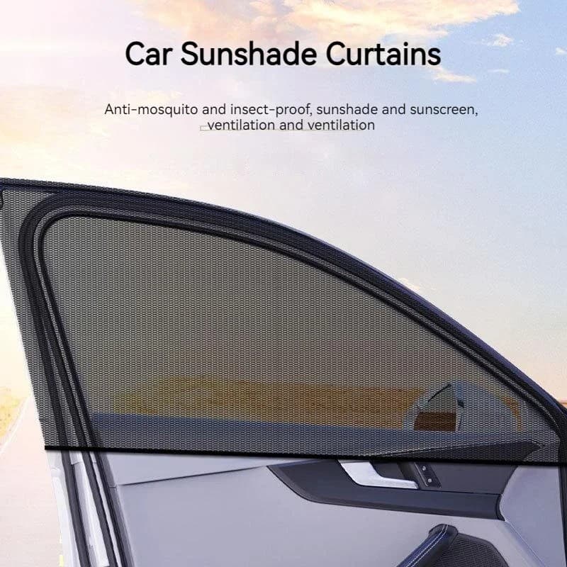 Novo Carro Pára-Sol Cortinas Anti-UV Janela Lateral Tons Para Honda Fit Jazz 2014-2020