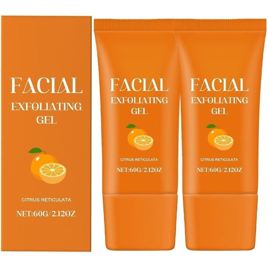 Esfoliante facial de laranja, esfoliante facial, gel de limpeza facial hidratante, laranja, esfoliante, gel facial hidra