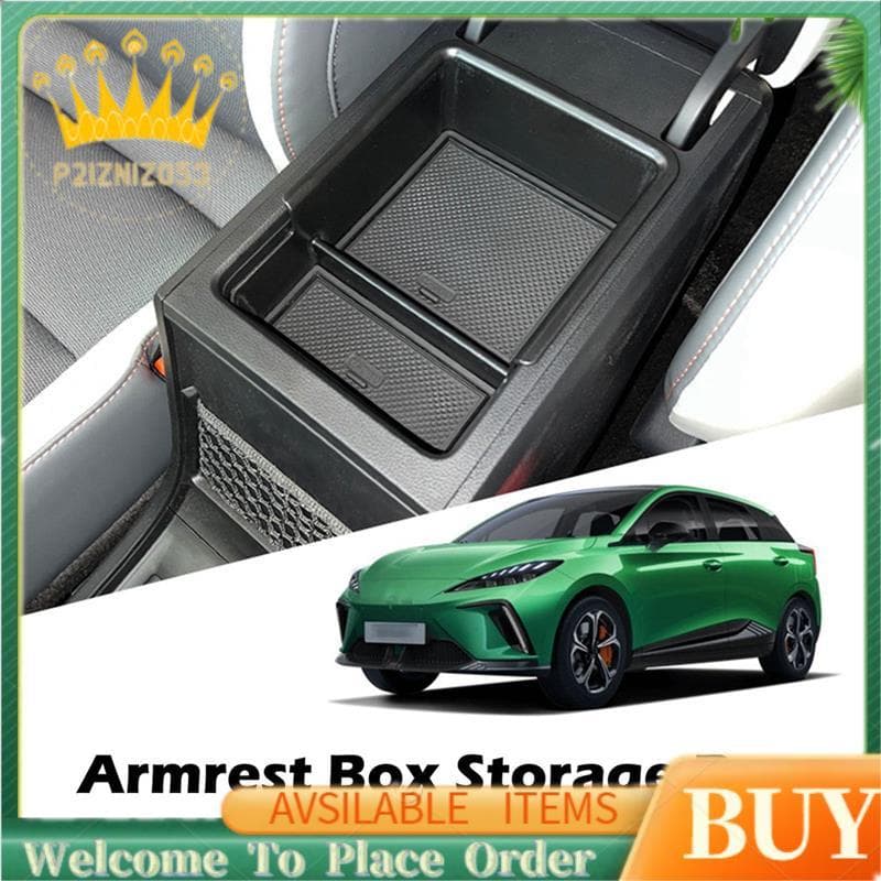 Caixa De Armazenamento De Apoio De Braço Central Do Carro Para MG 4 MG4 EV MuLan 2023 Console Organizador Recipientes Ba