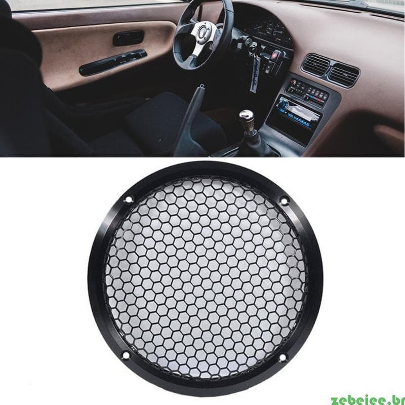 zebeiee Tampa Da Grade Do Alto-Falante Carro, Círculos Decorativos, Woofers, Para Atualizações Sons