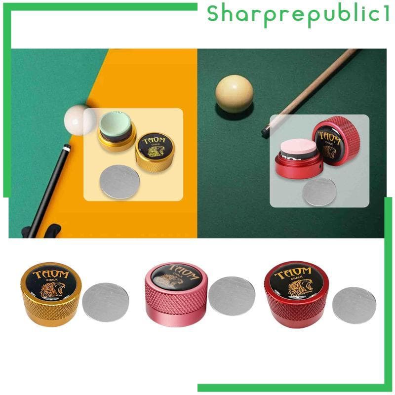 [Sharprepublic1] Suporte De Giz De Piscina De Metal Magnético Mini Estojo De Armazenamento Para Taco De Sinuca Uso Profi
