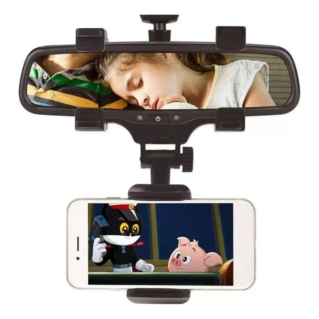 Suporte Veicular Para Retrovisor Celular 360° Universal