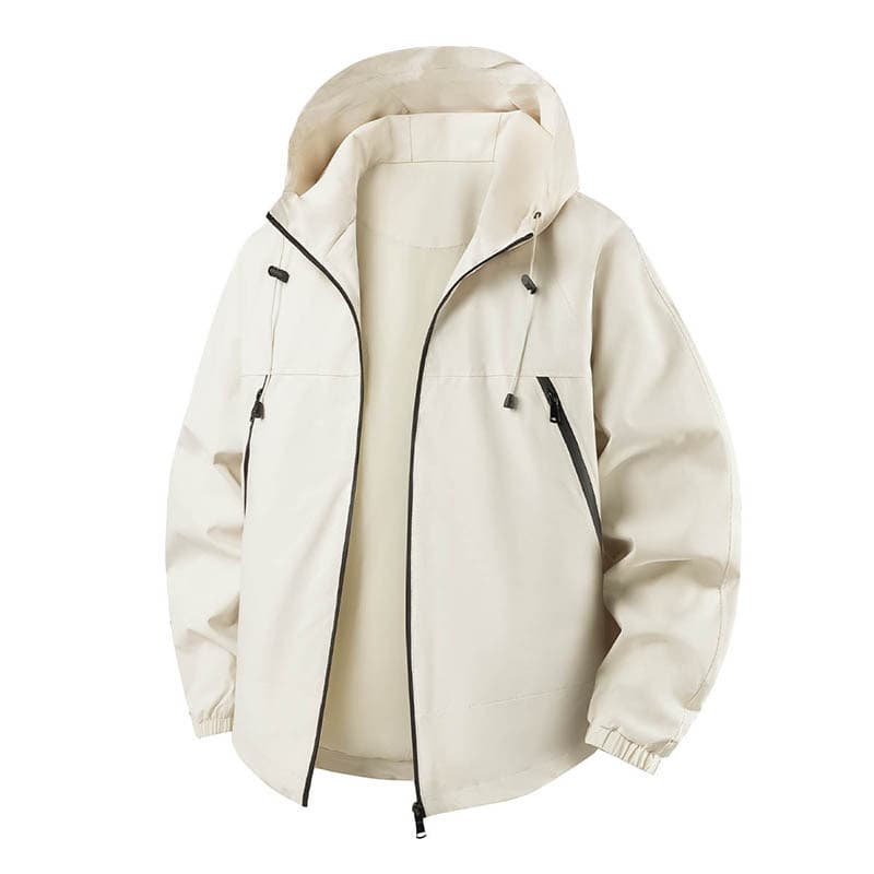 2026 outono inverno único jaqueta masculina com capuz primavera outono solto Casual All-Match casal jaqueta única mascul