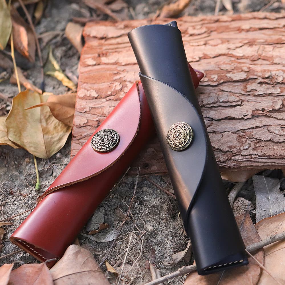Estojo de caneta criativo Retro Original lápis rolo caso caneta caso protetor