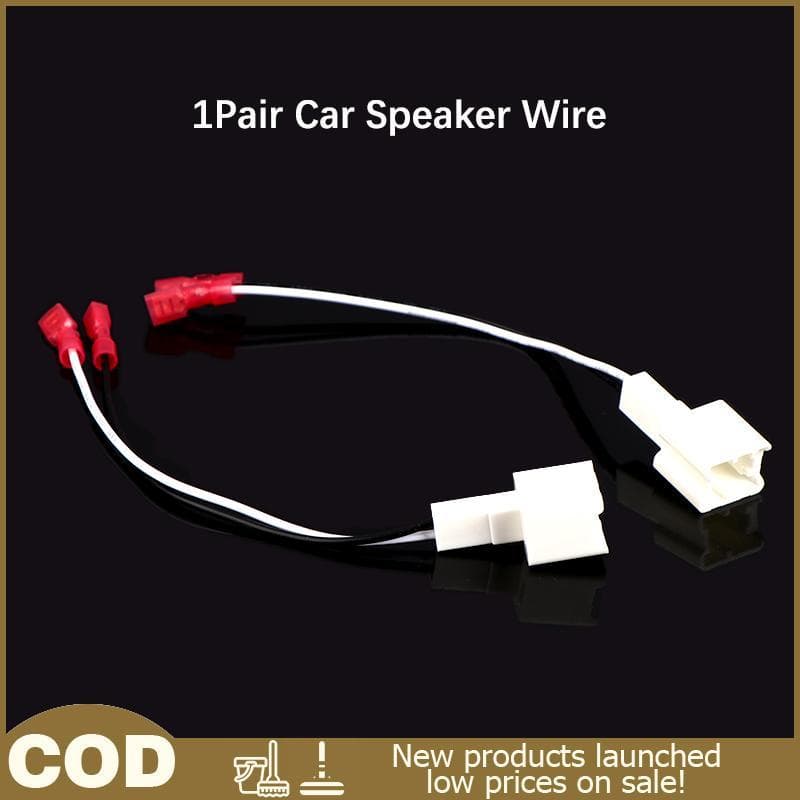 1 Par De Tweeter Para Carro , Alto-Falante Frontal , Chicote De Fios , Adaptador , Cabo De Fiação Da Série