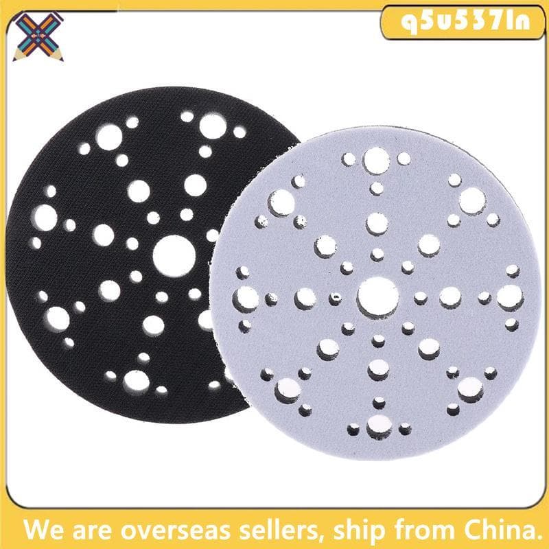 2 Peças Almofadas De Interface 150mm 6 Polegada 49 Furos Almofada De Apoio De Esponja Macia Para Lixadeira Orbital Acess