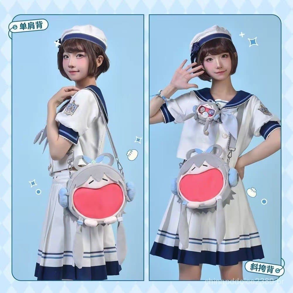 Bolsa de Ombro de Anime Japonês com Tema Miku, Bolsa de Presente para Meninas Lolita 7VYL
