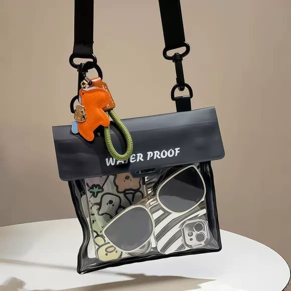 Bolsa multifuncional à prova d'água para celular, bolsa Diagonal para artigos diversos, grande capacidade, tela sensível
